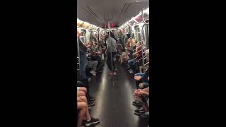 ALUCINANTE SHOW EN UN METRO DE NEW YORK CITY