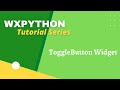 wxPython Tutorial 12: ToggleButton Widget