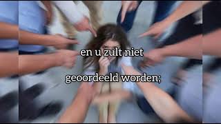 veroordeel nieten u zult niet geoordeeld worden; 🙏 Lucas 6:37