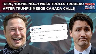 Musk Mocks Trudeau: X Boss' 'Girl' Jibe After Outgoing Canada PM Ripped Trump For Merger Plan| Watch