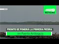 Pronto se pondrá la primera piedra en Puerto Antioquia - Teleantioquia Noticias