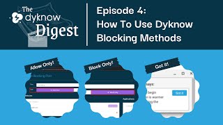 How To Use Dyknow Blocking Methods