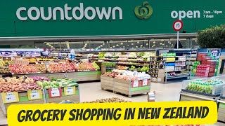 Grocery Shopping In New Zealand | NZ Local Supermarket Countdown | How Expansive Is Grocery In NZ