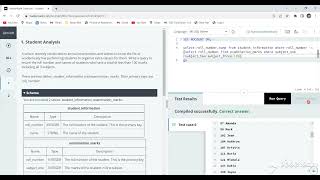 SQL Basic Skills Certification Hackerrank | Question| Student Analysis |Profitable Stocks interview
