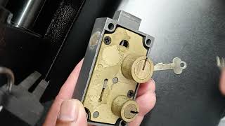 Diebold 175-05 Safe Deposit Lock Re-Keyed.