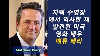 자택 수영장에서 익사한 미국 영화배우 매튜 페리