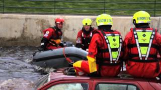 RESCUE 3 at TEES BARRAGE INTERNATIONAL WHITE WATER CENTRE