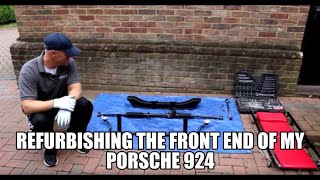 Porsche 924 - refitting oil sump, steering rack and front suspension - Part 4