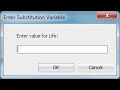 Substitution Variables In Oracle SQL