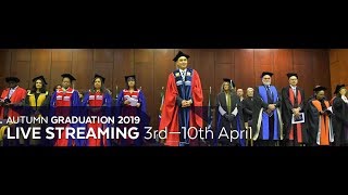 UWC 2019 Graduation: 08th April (S07 - 09.30)