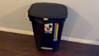 Glad 20 Gallon Trash Can   Plastic Kitchen Waste Bin with Odor Protection of Lid Review