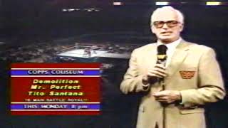 WWF Gorilla Monsoon \u0026 Battle Royal at Copps Coliseum April 1989