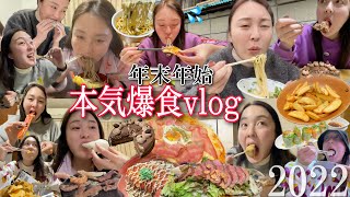 【前編】今年も食べ過ぎた。暴飲暴食の年末完全密着❗️みそちゃん 激太り記録（12/29~1/1）