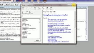 CS(1)-COMPUTER SECURITY CRYPTOOL EXPLORATION