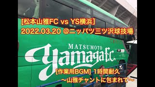 【松本山雅FC vs YS横浜】明治安田J3リーグ 2022.03.20 ＠ニッパツ三ツ沢球技場  山雅サポーター目線の応援動画です #yamaga ＃松本山雅FC #onesou1 #作業用bgm