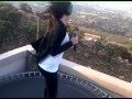 Janina doing traffic on a trampoline straight from Ruimsig