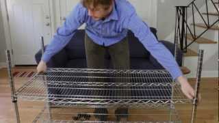 How to Assemble Wire Shelving Racks