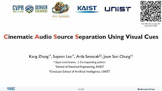 [CVPR 2026] Cinematic Audio Source Separation Using Visual Cues