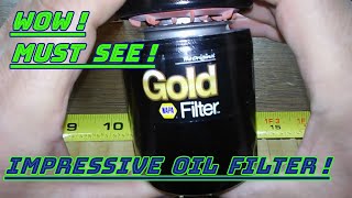 Napa Gold Oil Filter Cut Open 7055