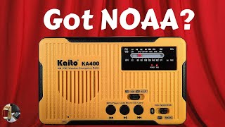Kaito KA400 AM FM BT MP3 NOAA Weather Alert Emergency Radio Review