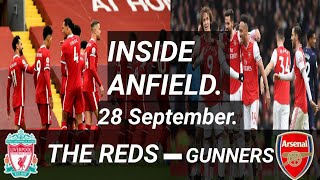 Liverpool vs arsnal. Inside Anfield