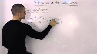 Strategies to Solve Limits - Rationalizing