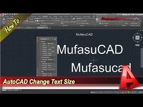 AutoCAD How To Change Text Size AutoCAD How To Change Text Size