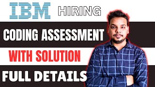 IBM Coding Assessment | IBM Coding Questions With Solution | IBM Previous Coding | IBM Hiring 2026