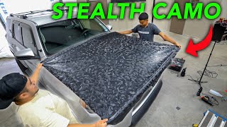 Wrapping a 4Runner Hood in Stealth Camo (We Messed Up AGAIN)