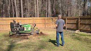 Nate Foster Tree Care: Stump Grinding with the Bandit 2550T ( Serving the Columbia, SC areas)