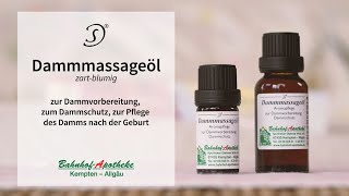 Dammmassageöl: Den Damm optimal auf die Geburt vorbereiten