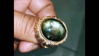 Bangsing JAGA SATRU Black Sapphire  Size Jumbo double star