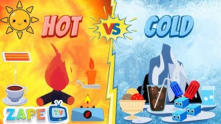 Discover Hot and Cold Things | Learn Science | Fun Learning | Kids Song | Zape TV