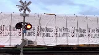 Cool Sounds! 🪵Lumber Train at Menards Distribution Center