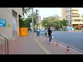 「4k」walking in the beautiful city of dalian in northern china