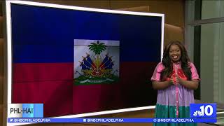 Philadelphia Celebrates Haitian Heritage, Flag