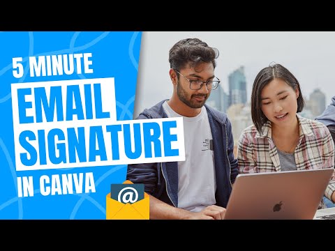 Create clickable Email Signatures with Canva Tip Talk 18