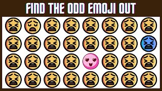 FIND THE ODD EMOJI OUT 🔍 | EMOJI PUZZLE QUIZ #02