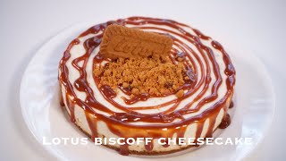 NO-BAKE LOTUS BISCOFF CHEESECAKE| Lotus Biscoff Biscuits Cheesecake Recipe|NO OVEN GoodCookingIdeas