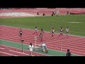 2018京都高校陸上　市内ブロック予選　男子200m3組