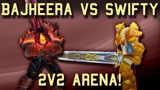 Bajheera vs Swifty 2v2 Arena Showdown - Epic Warrior Battle ft. Poisty and Hotted! :D