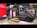 Dethleffs Globetrail 600 DR Performance RV Camper Van VW Crafter CMT walkaround and interior V1710