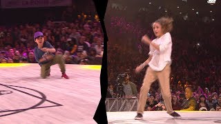 Junior Dance Tour Quarter Final - Juste Debout 2017 - Yu Wenle VS Sarah