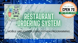 Restaurant Ordering System using Python