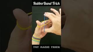 BEST Magic. Tutorial Rubber Band Trick (24). #magic #magictricks #shorts #rubber