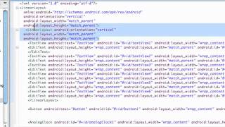 Android Application Development Tutorial 35 XML ScrollView and AnalogClock