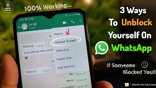 How To Unblock Yourself On WhatsApp If Someone Blocked You In 2024 (3 Ways)!!