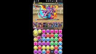 【パズドラ】第20回チャレンジダンジョンLv9 无觉醒 - 夜刻神・ツクヨミ＝ドラゴン PT