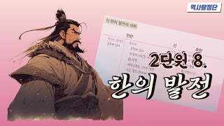 [2025년 중2 역사] 2단원의 8: 한의 발전