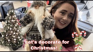 Decorating my home for Christmas in...November? VLOG